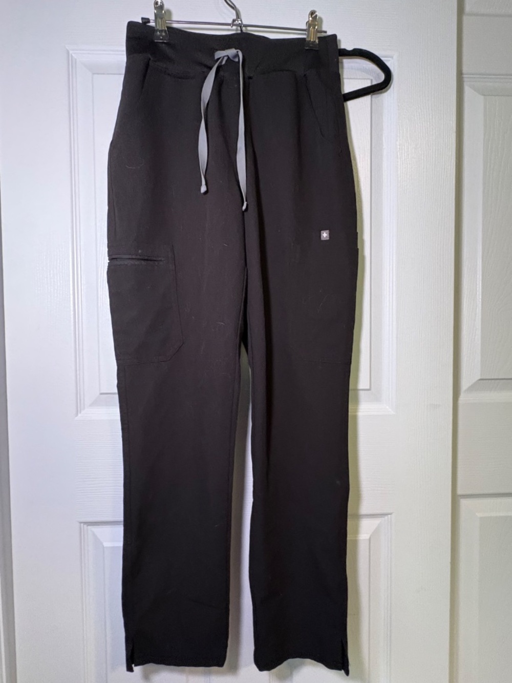 FIGS Black High Waisted Yola Skinny Scrub Pants Small Technical Collection - Picture 6 of 11